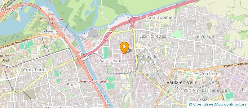 localisation de l'entreprise ML INVESTISSEMENT  VILLEURBANNE