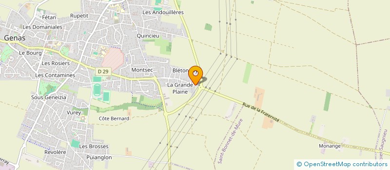 localisation de l'entreprise ML INVESTISSEMENT à GENAS