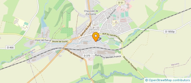 localisation de l'entreprise ML-IRRIGATION  VERVINS