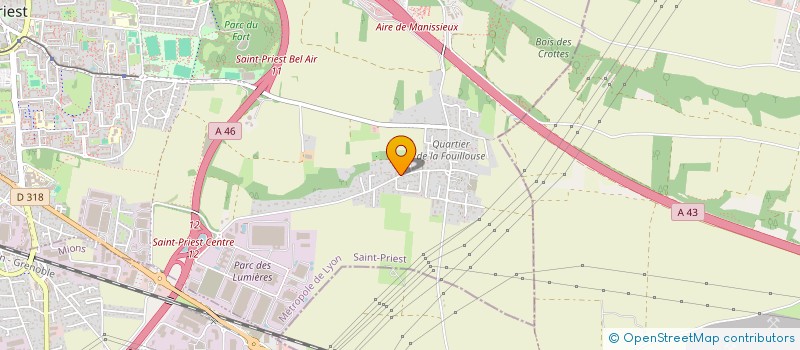 localisation de l'entreprise ML-JC  SAINT-PRIEST