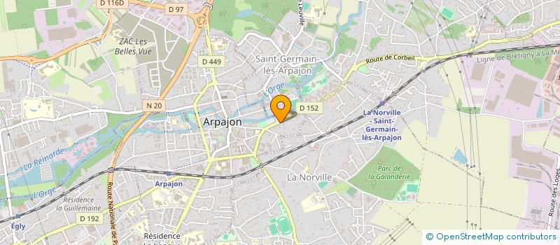 localisation de l'entreprise ML-LAKSHMI à ARPAJON