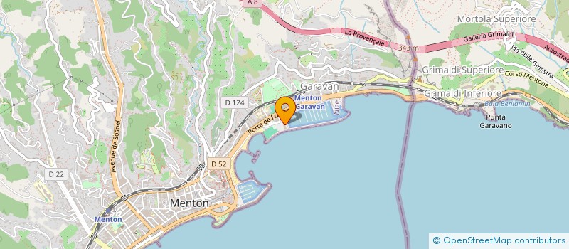 localisation de l'entreprise ML LOUNGE à MENTON