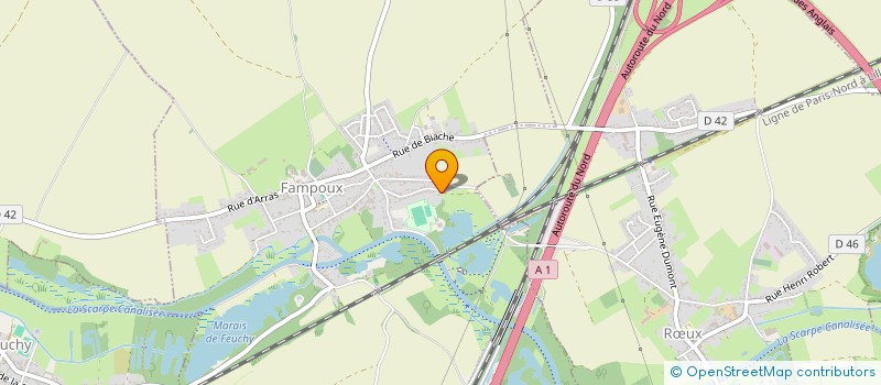 localisation de l'entreprise ML LYAUTEY CACHERA PAULISE DE MONS  FAMPOUX