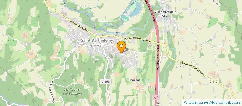 localisation de l'entreprise ML MACONNERIE GENERALE  SAINT BARTHELEMY DE VALS