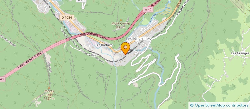 localisation de l'entreprise ML MOTORS 01  NANTUA