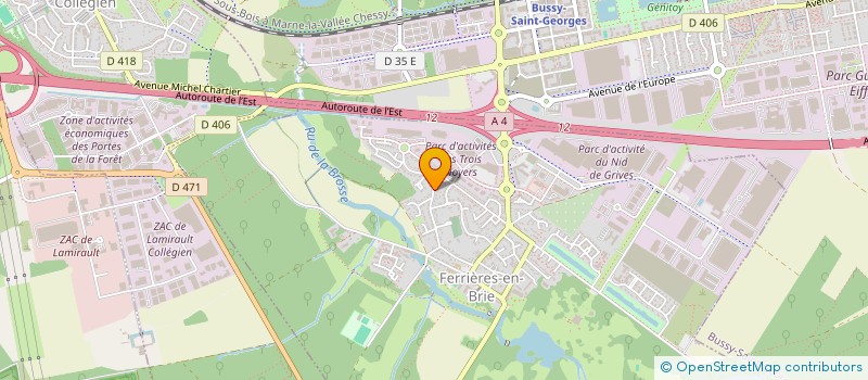 localisation de l'entreprise ML NETTOYAGE  FERRIERES-EN-BRIE