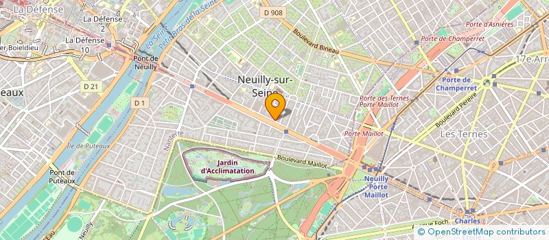 localisation de l'entreprise ML NEUILLY 84 CHARLES DE GAULLE à NEUILLY-SUR-SEINE