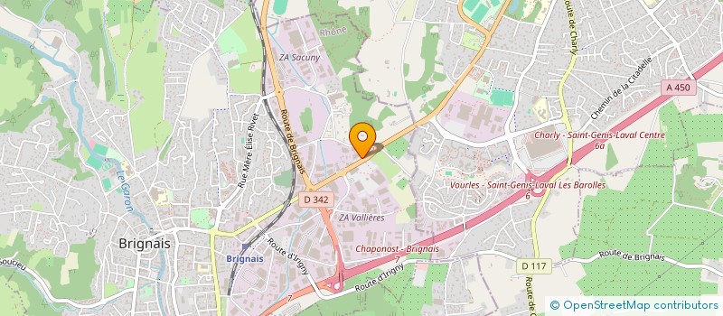 localisation de l'entreprise ML OPTIC à BRIGNAIS