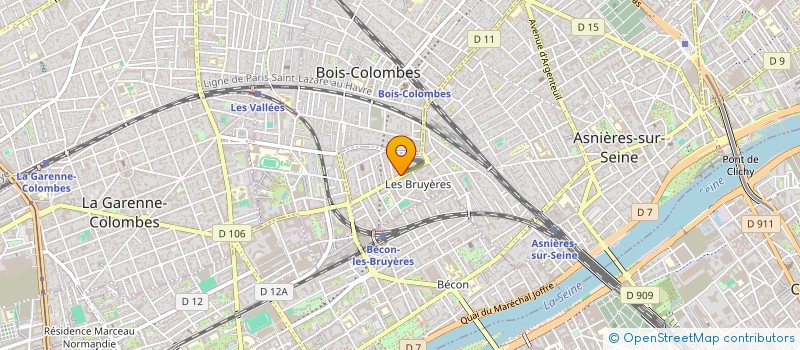 localisation de l'entreprise ML PARIS  ASNIERES-SUR-SEINE