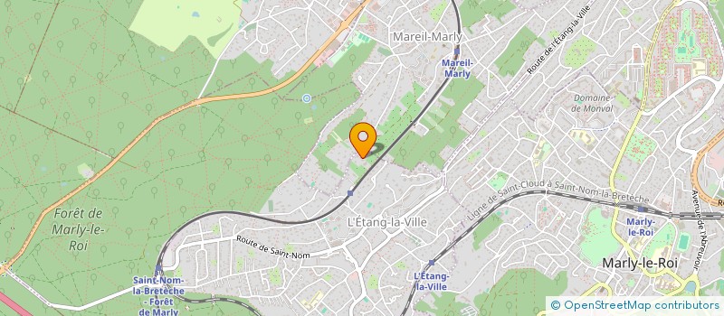 localisation de l'entreprise ML PATRIMOINE  L'ETANG-LA-VILLE
