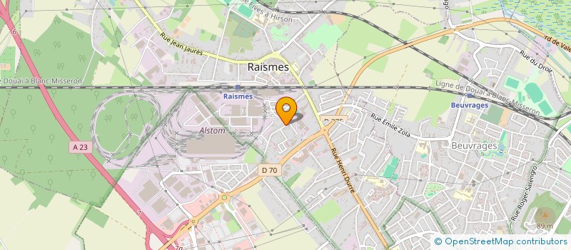 localisation de l'entreprise ML PATRIMOINE  RAISMES