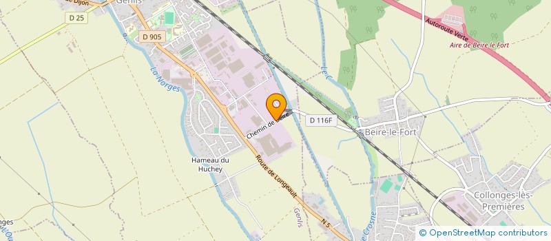 localisation de l'entreprise ML PISCINES à GENLIS