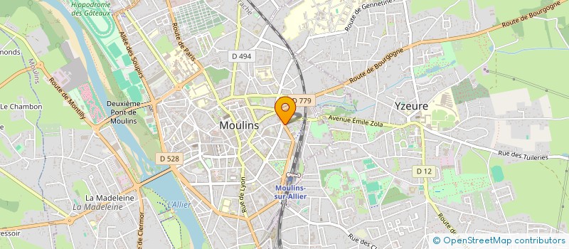 localisation de l'entreprise ML PLOMBERIE à MOULINS