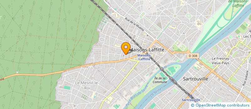 localisation de l'entreprise ML PROMOTION à MAISONS-LAFFITTE