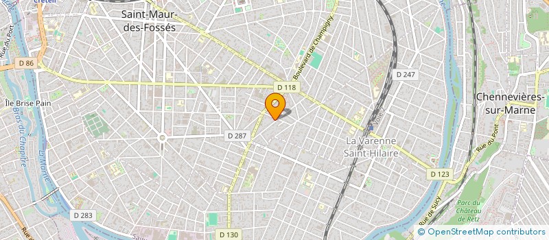 localisation de l'entreprise ML PROMOTION à SAINT-MAUR-DES-FOSSES