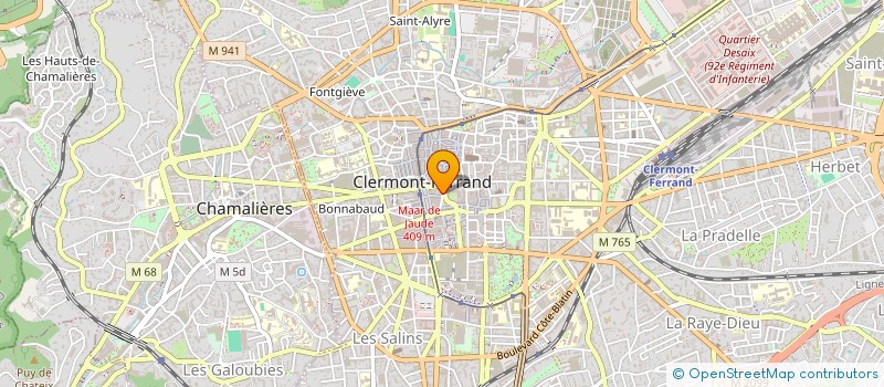 localisation de l'entreprise ML REFORMER  CLERMONT-FERRAND