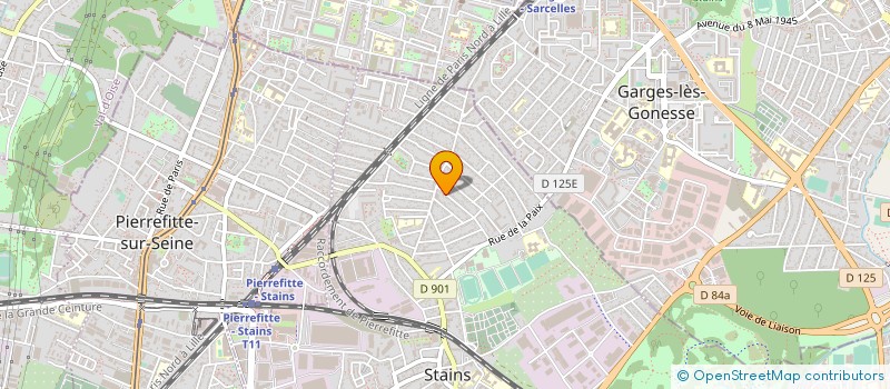 localisation de l'entreprise ML RENOV à STAINS