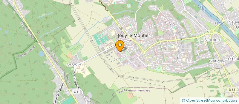 localisation de l'entreprise ML' RESEAUX à JOUY-LE-MOUTIER