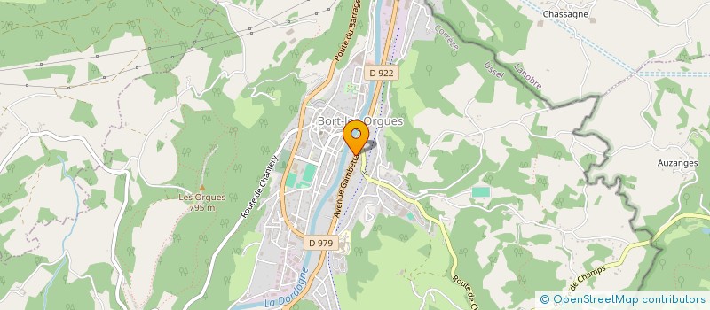 localisation de l'entreprise ML ROCK à BORT-LES-ORGUES