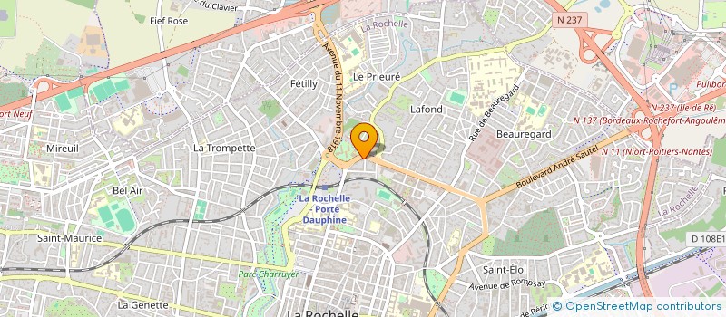 localisation de l'entreprise ML SECURITE  LA ROCHELLE