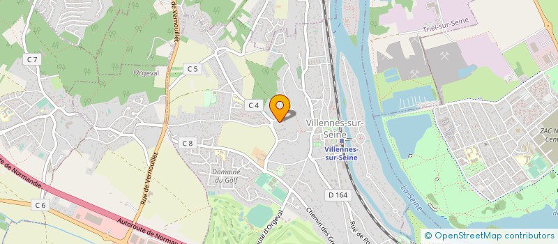 localisation de l'entreprise ML-SERVICES à VILLENNES-SUR-SEINE