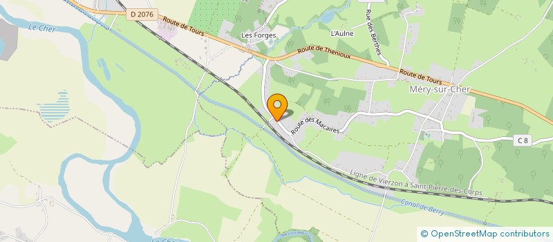 localisation de l'entreprise ML SERVICES  GRACAY