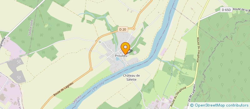 localisation de l'entreprise ML SOLUTIONS & FINANCES  LAGNIEU