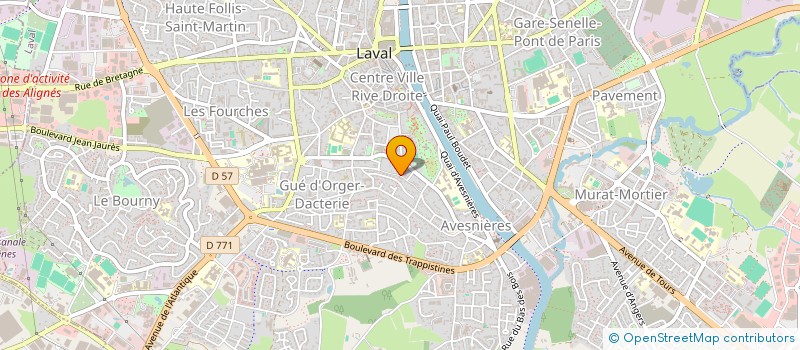 localisation de l'entreprise ML SOLUTIONS RH à LAVAL