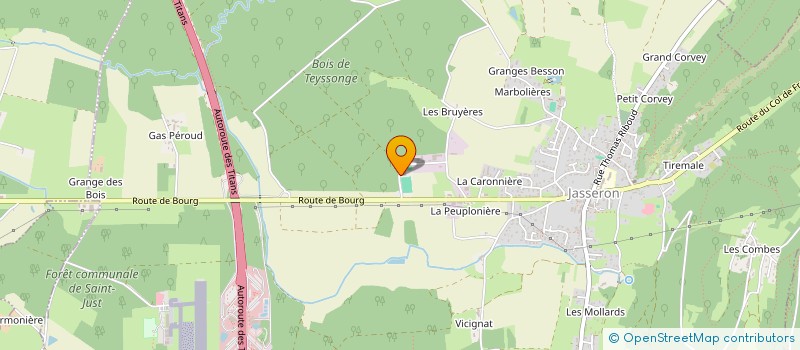 localisation de l'entreprise ML SPORT à JASSERON