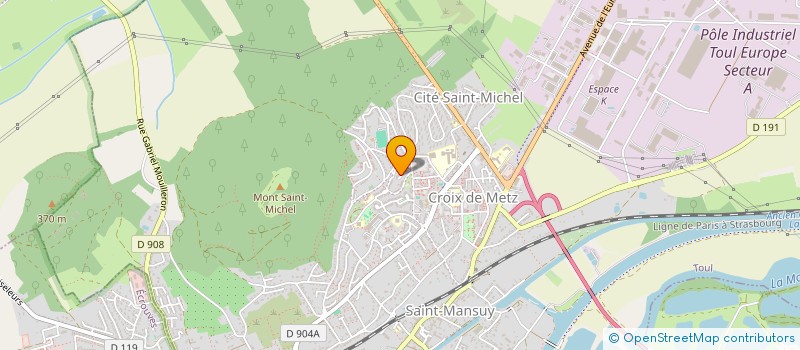 localisation de l'entreprise ML TAXI  TOUL