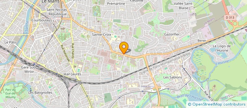 localisation de l'entreprise ML TENDANCE à LE MANS