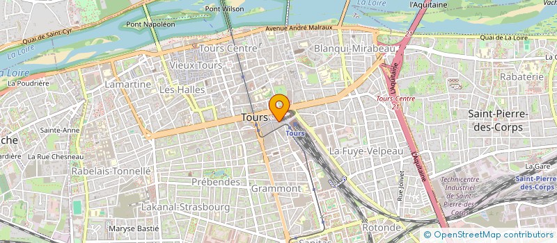 localisation de l'entreprise ML TOURS  TOURS