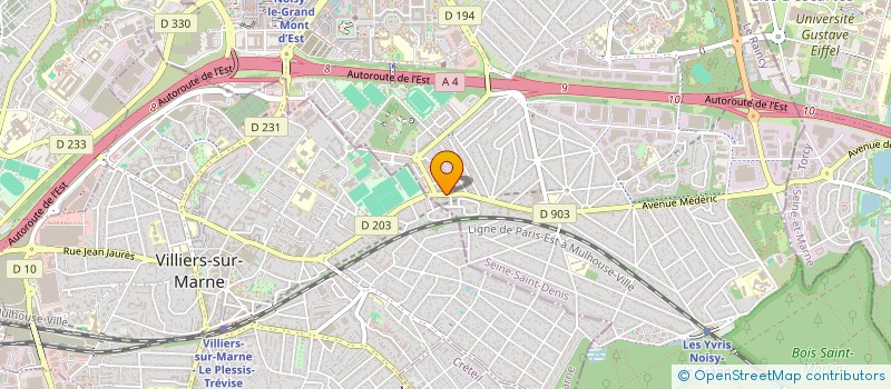 localisation de l'entreprise ML TRAITEUR  NOISY-LE-GRAND