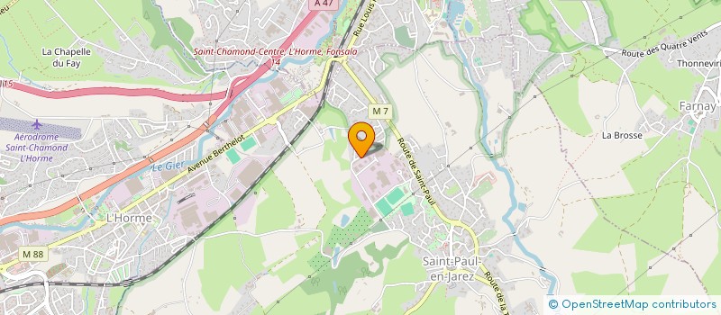 localisation de l'entreprise ML TRANSPORT  SAINT-PAUL-EN-JAREZ