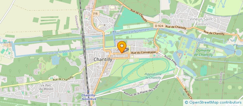 localisation de l'entreprise ML VAPE à CHANTILLY
