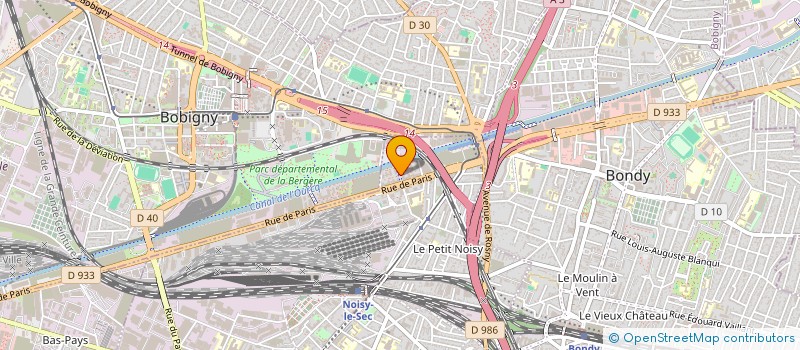 localisation de l'entreprise ML VIN & CO à NOISY-LE-SEC
