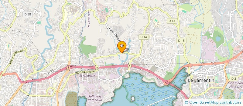 localisation de l'entreprise ML VOYAGES CARRIBBEAN DREAMS TEAMS  LE LAMENTIN