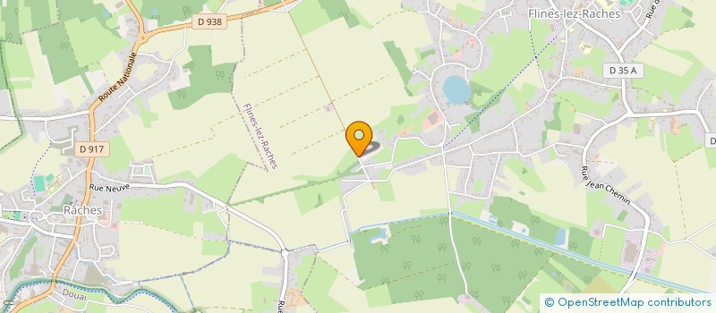 localisation de l'entreprise ML148  FLINES-LEZ-RACHES