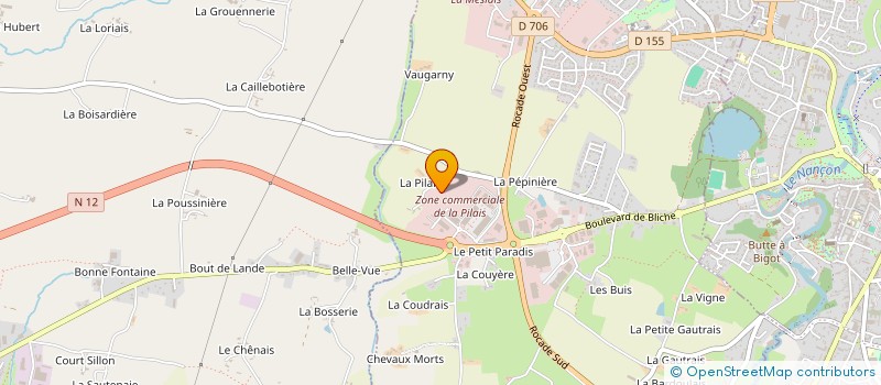 localisation de l'entreprise ML2C  LECOUSSE