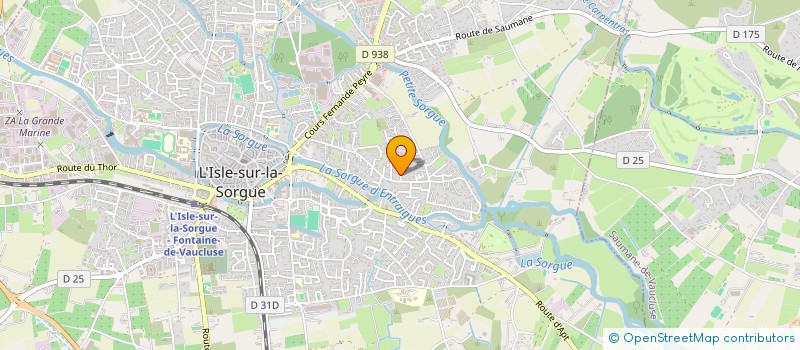 localisation de l'entreprise ML2J  L'ISLE-SUR-LA-SORGUE