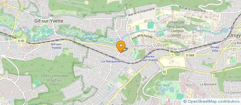 localisation de l'entreprise ML2R à BURES-SUR-YVETTE