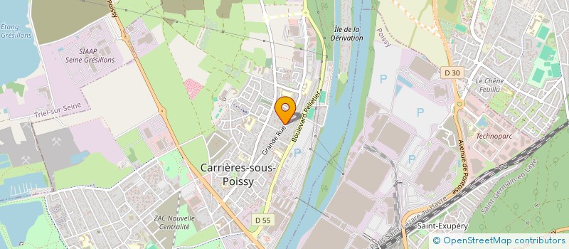 localisation de l'entreprise ML2R  CARRIERES-SOUS-POISSY