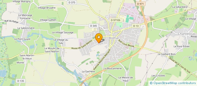 localisation de l'entreprise ML3  BREHAL