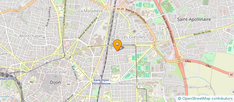 localisation de l'entreprise ML3G à DIJON