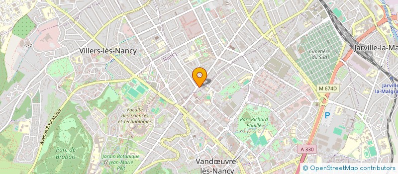 localisation de l'entreprise ML3J  NANCY