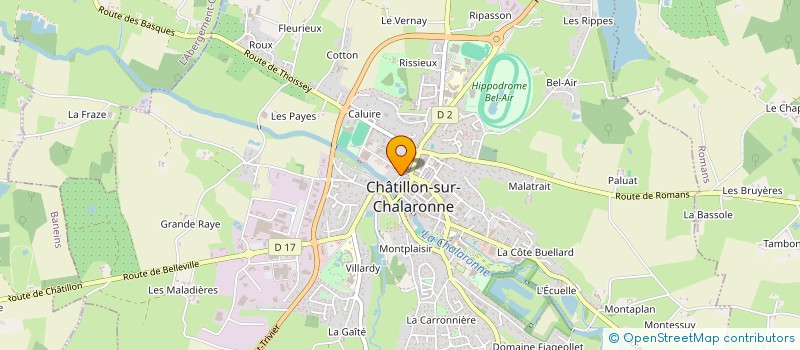 localisation de l'entreprise MLA à CHATILLON-SUR-CHALARONNE