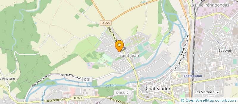 localisation de l'entreprise MLA à CHATEAUDUN