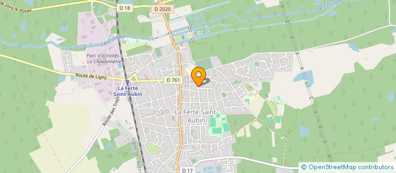 localisation de l'entreprise MLA à LA FERTE-SAINT-AUBIN