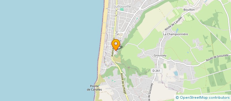 localisation de l'entreprise MLA  JULLOUVILLE