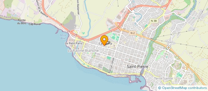 localisation de l'entreprise MLA CUISINES à SAINT-PIERRE